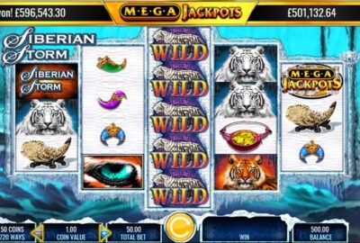 Siberian Storm Mega Jackpots