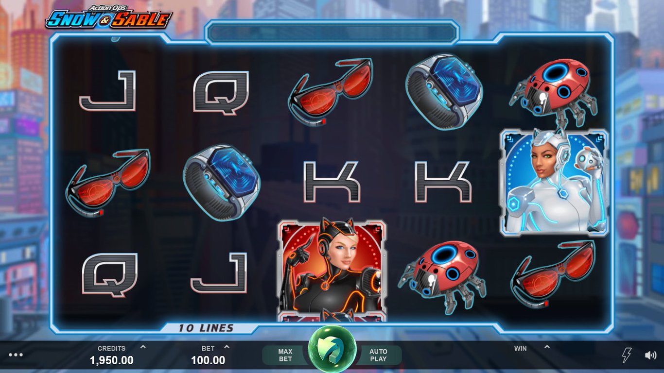 Action Ops Snow And Sable slot machine screenshot