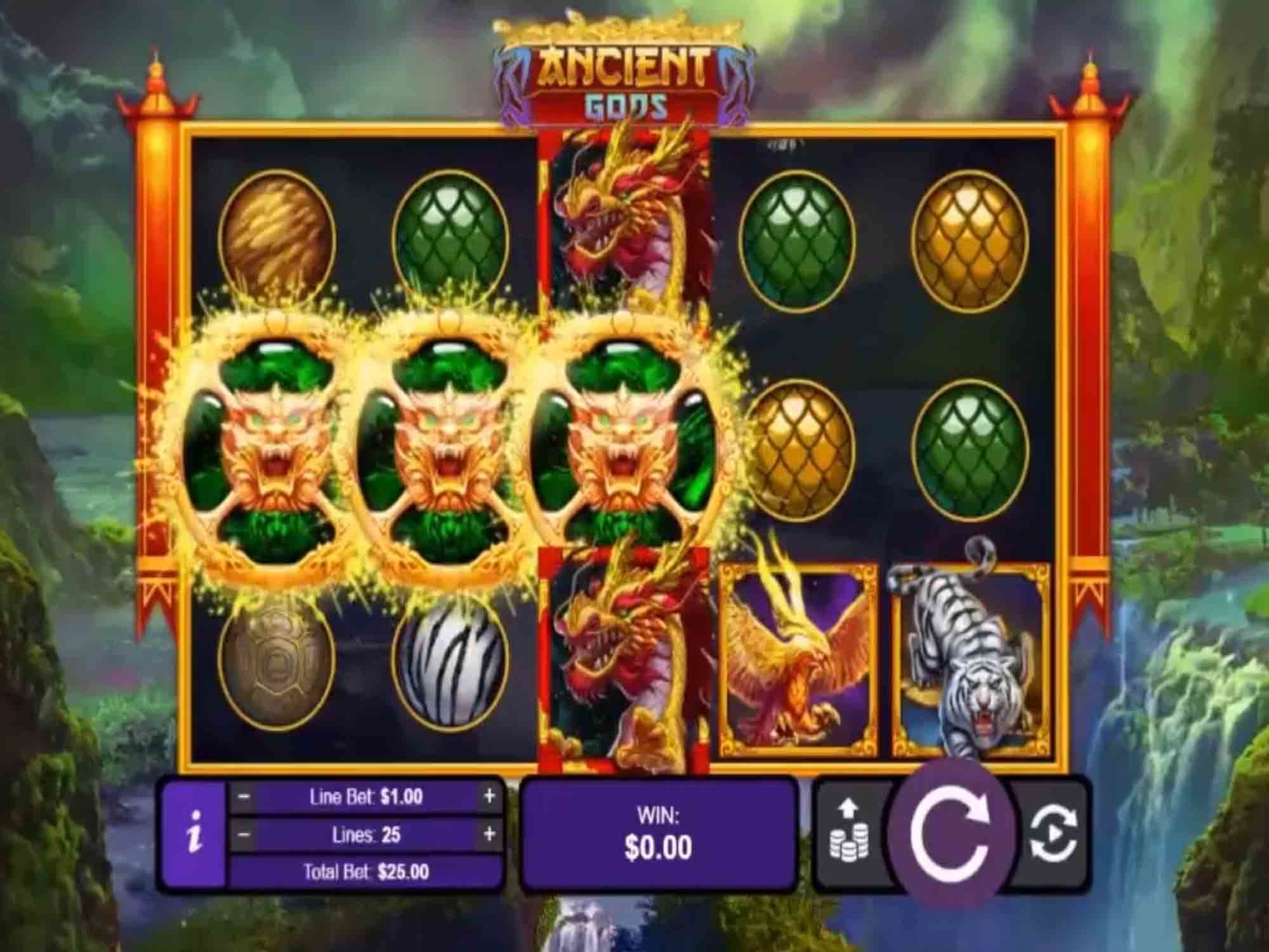 Ancient Gods slot game screenshot