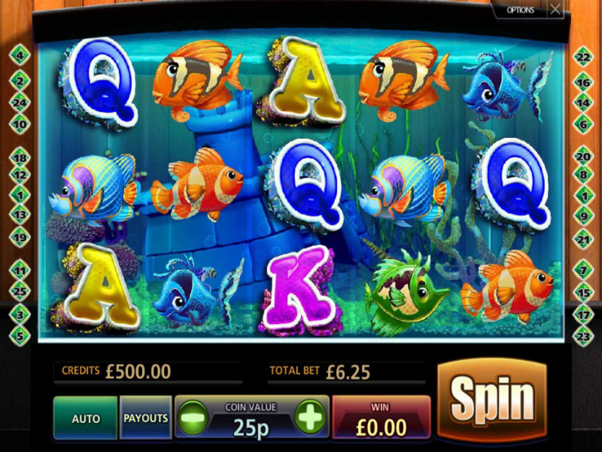 Aquarium slot game screenshot