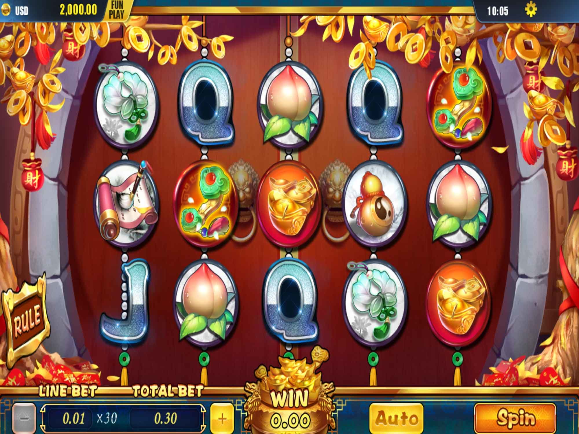 Arrival slot machine screenshot