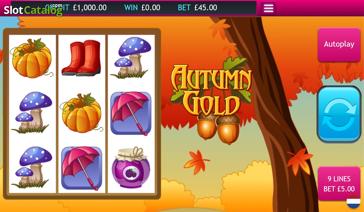 Autumn Gold video slot game screenshot