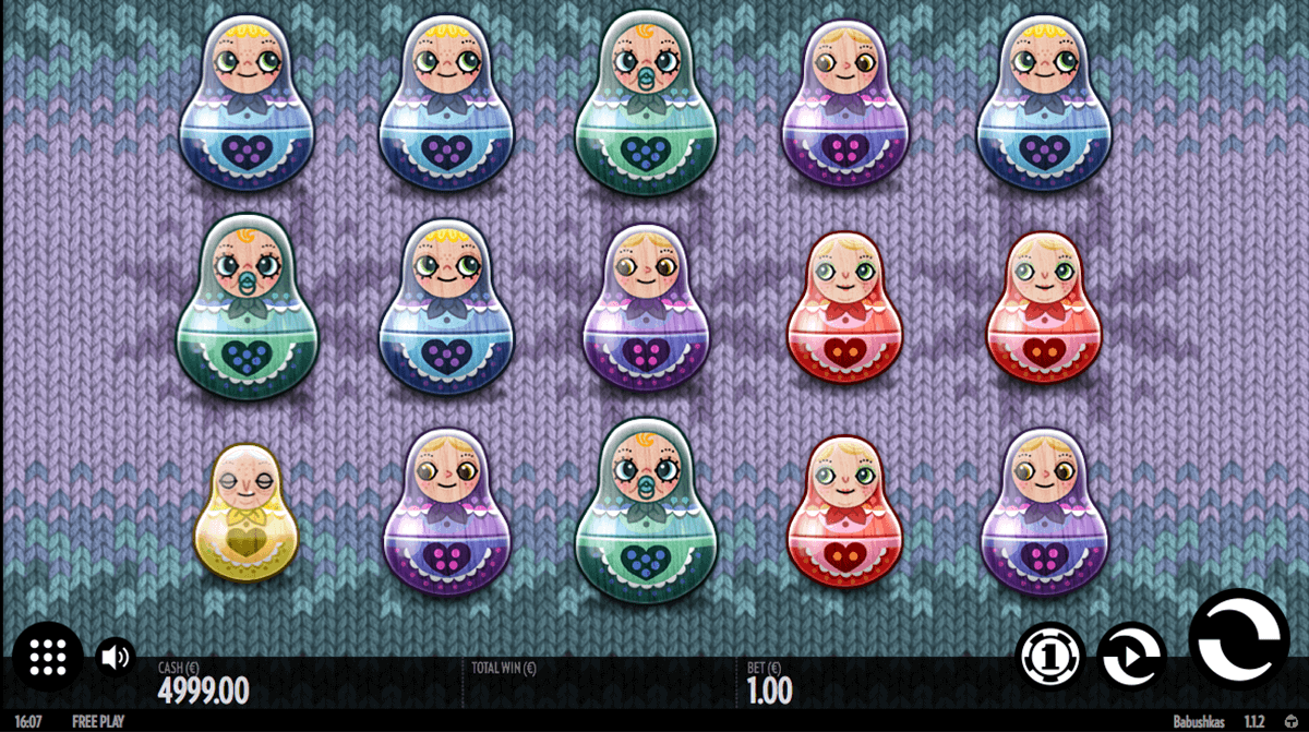 Babushkas video slot machine screenshot