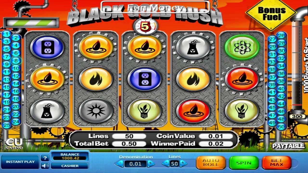 Black Gold Rush slot machine screenshot