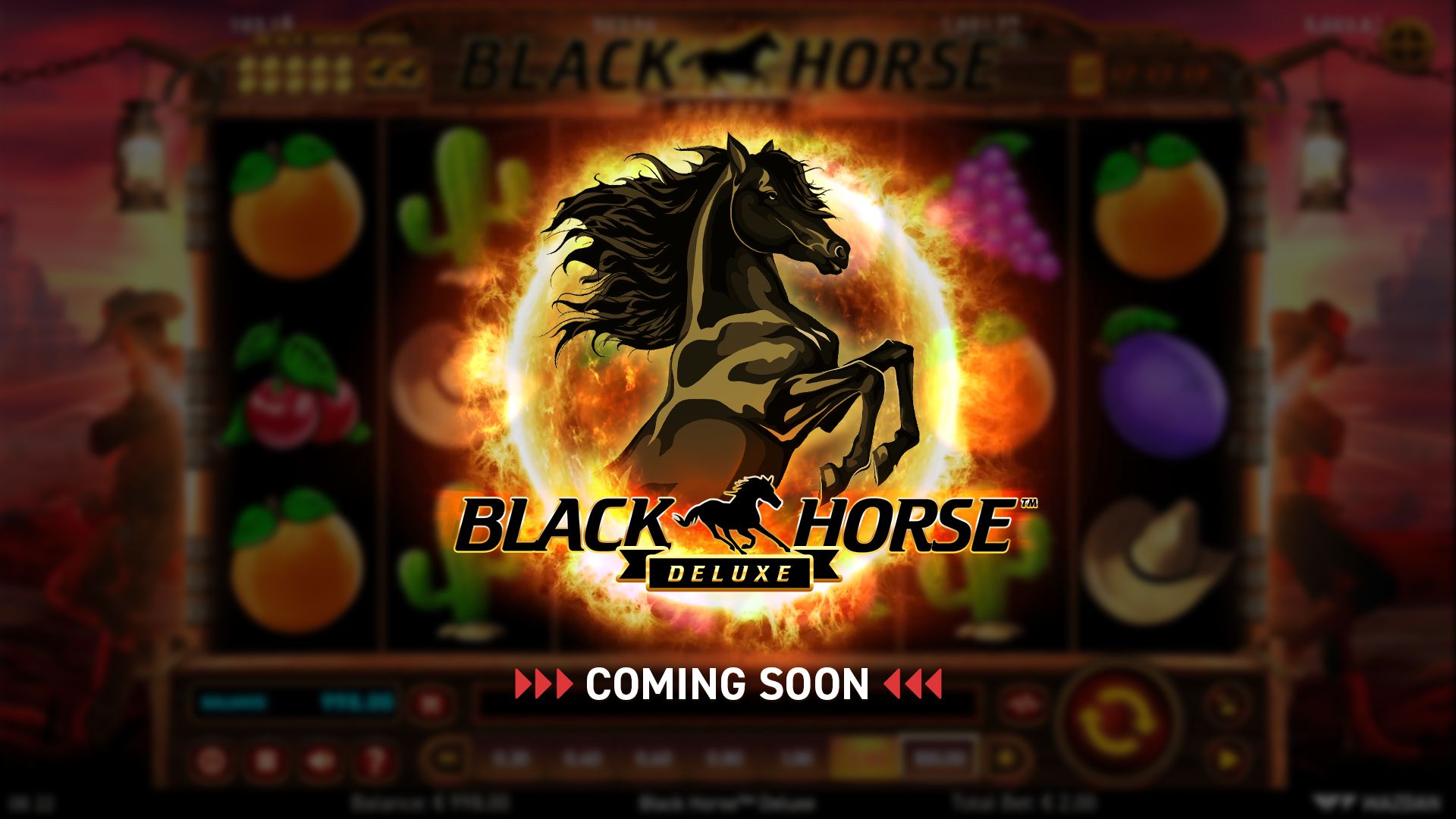 Black Horse slot game screenshot