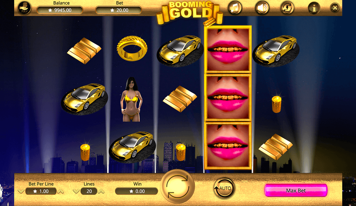 Booming Gold video slot game screenshot