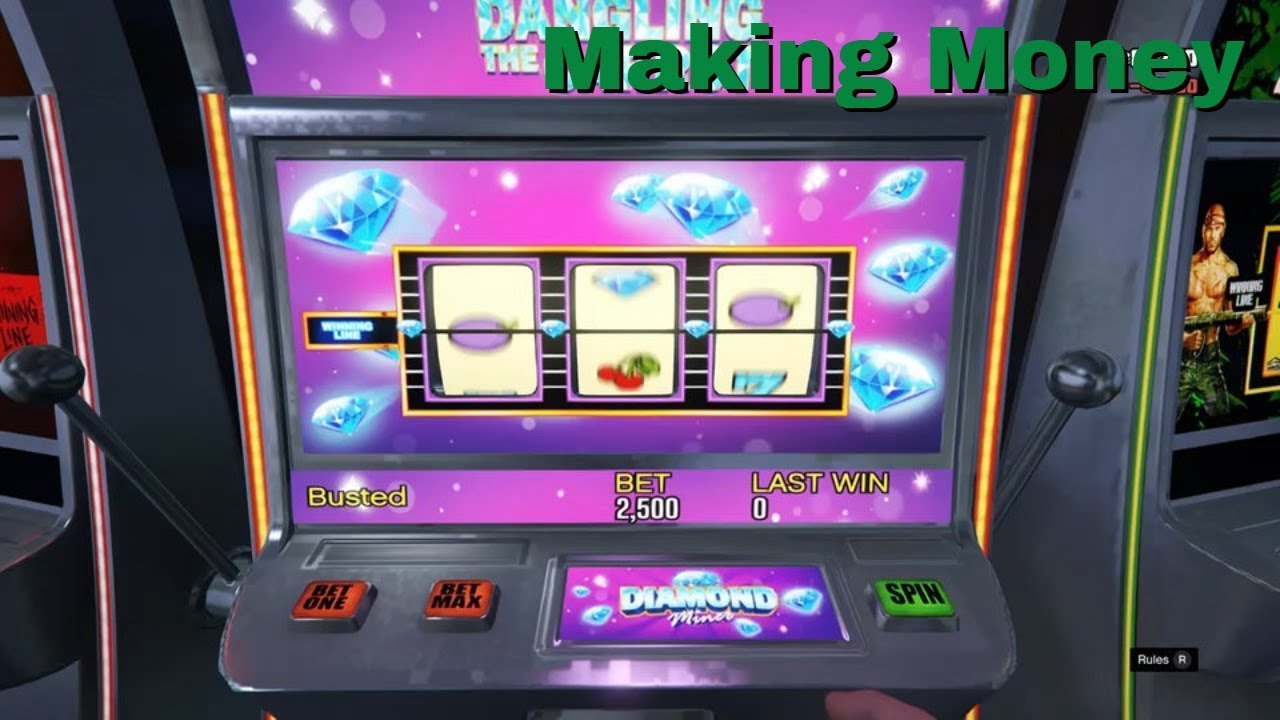 Busted video slot machine screenshot