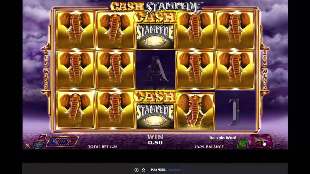 Cash Stampede slot machine screenshot