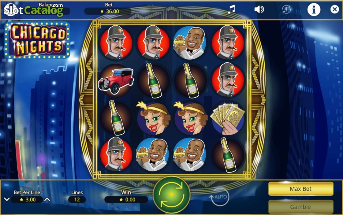 Chicago Nights slot game screenshot