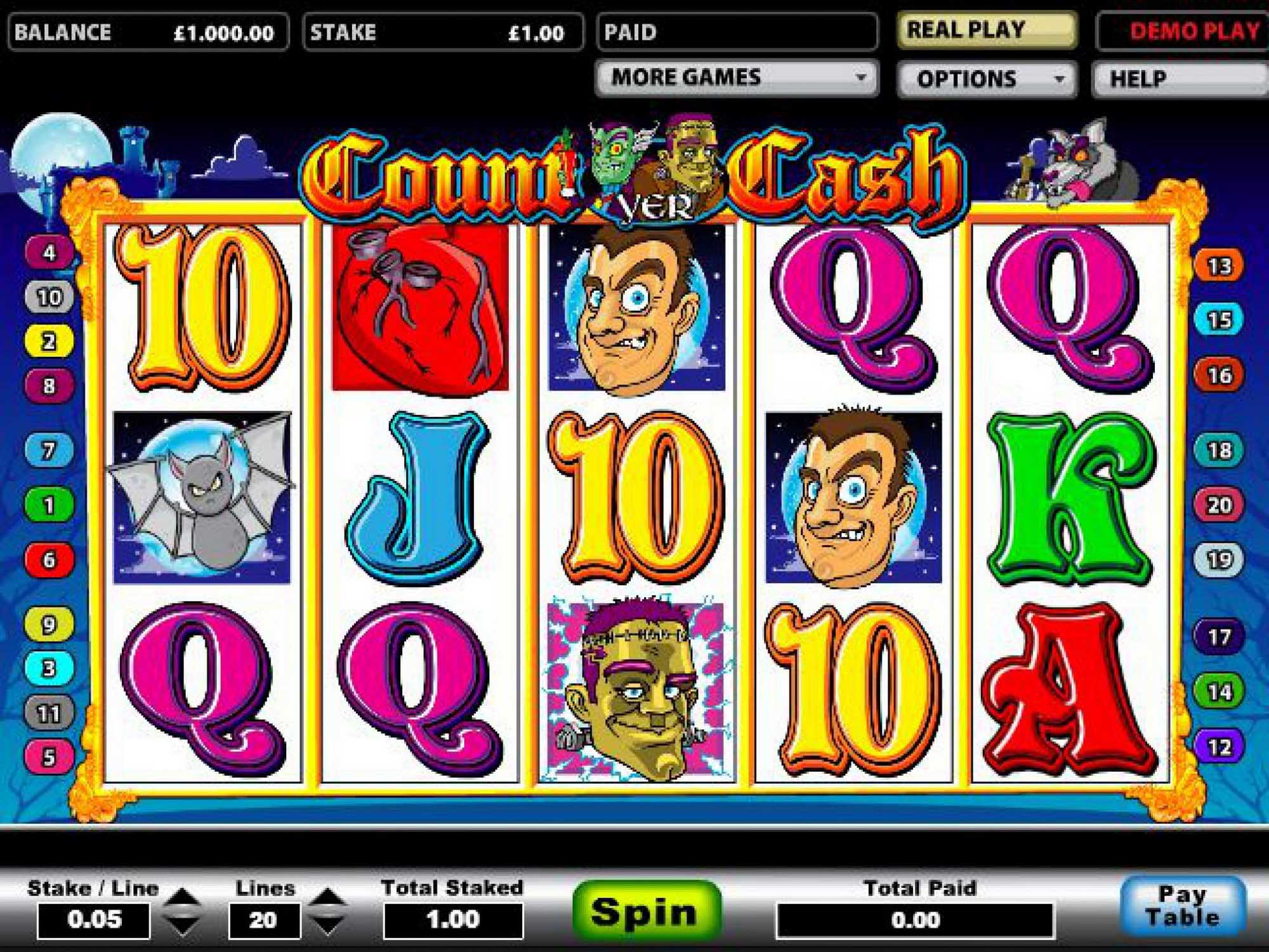 Count Yer Cash slot game screenshot