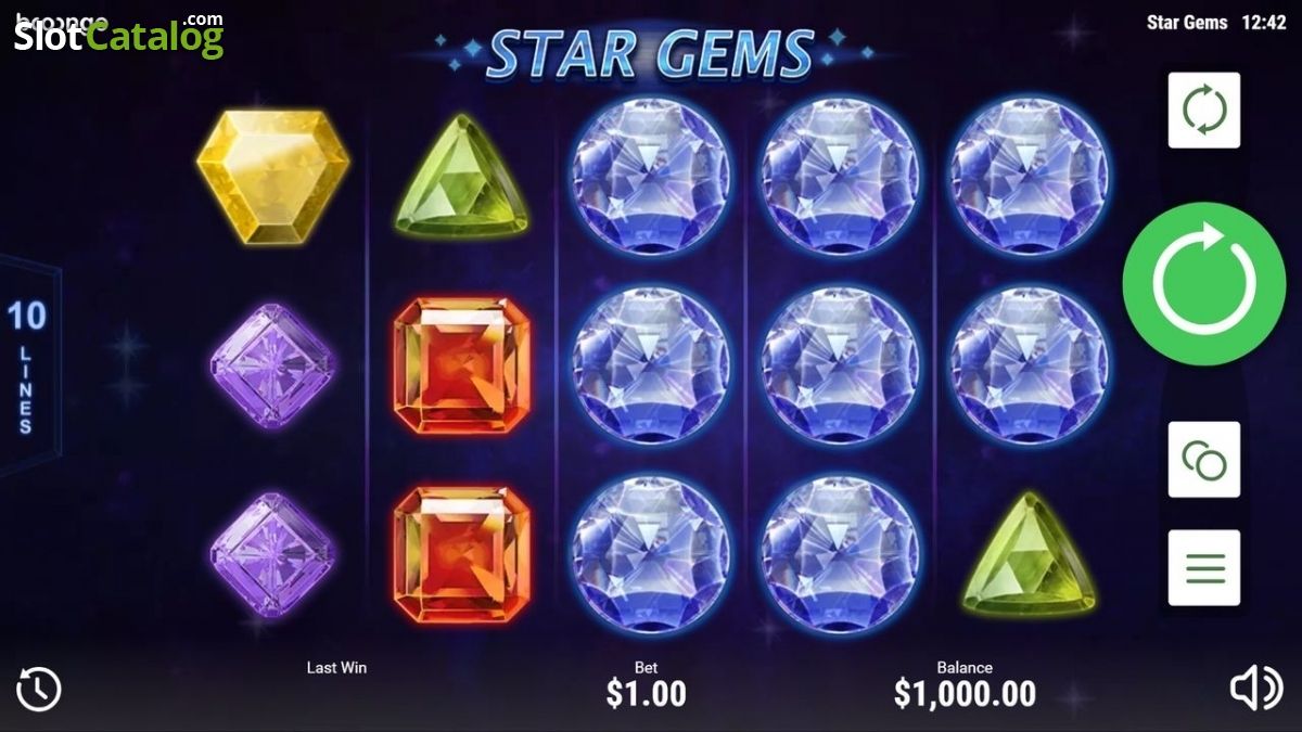 Crystal Gems slot machine screenshot