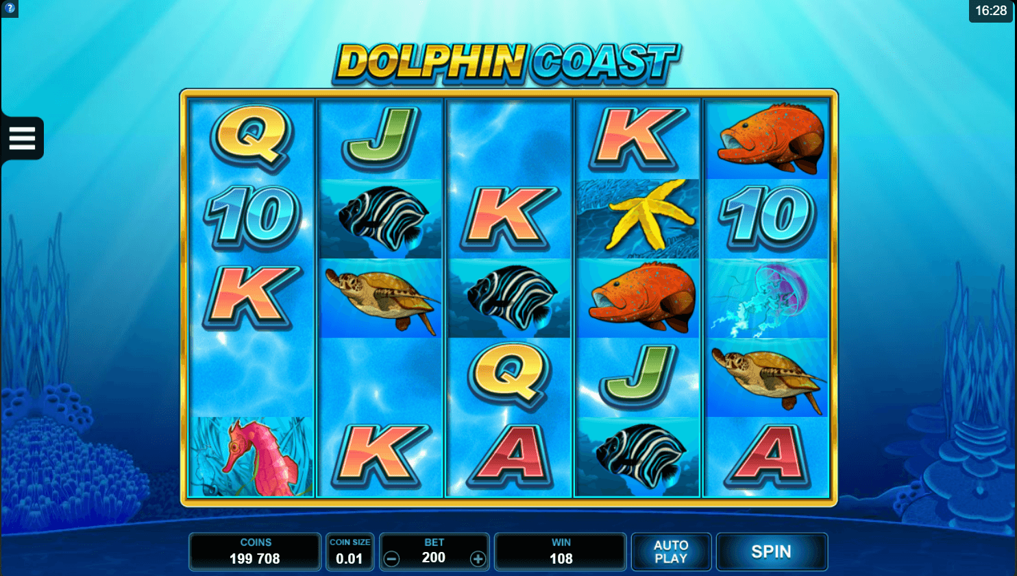 Dolphin Coast slot game screenshot