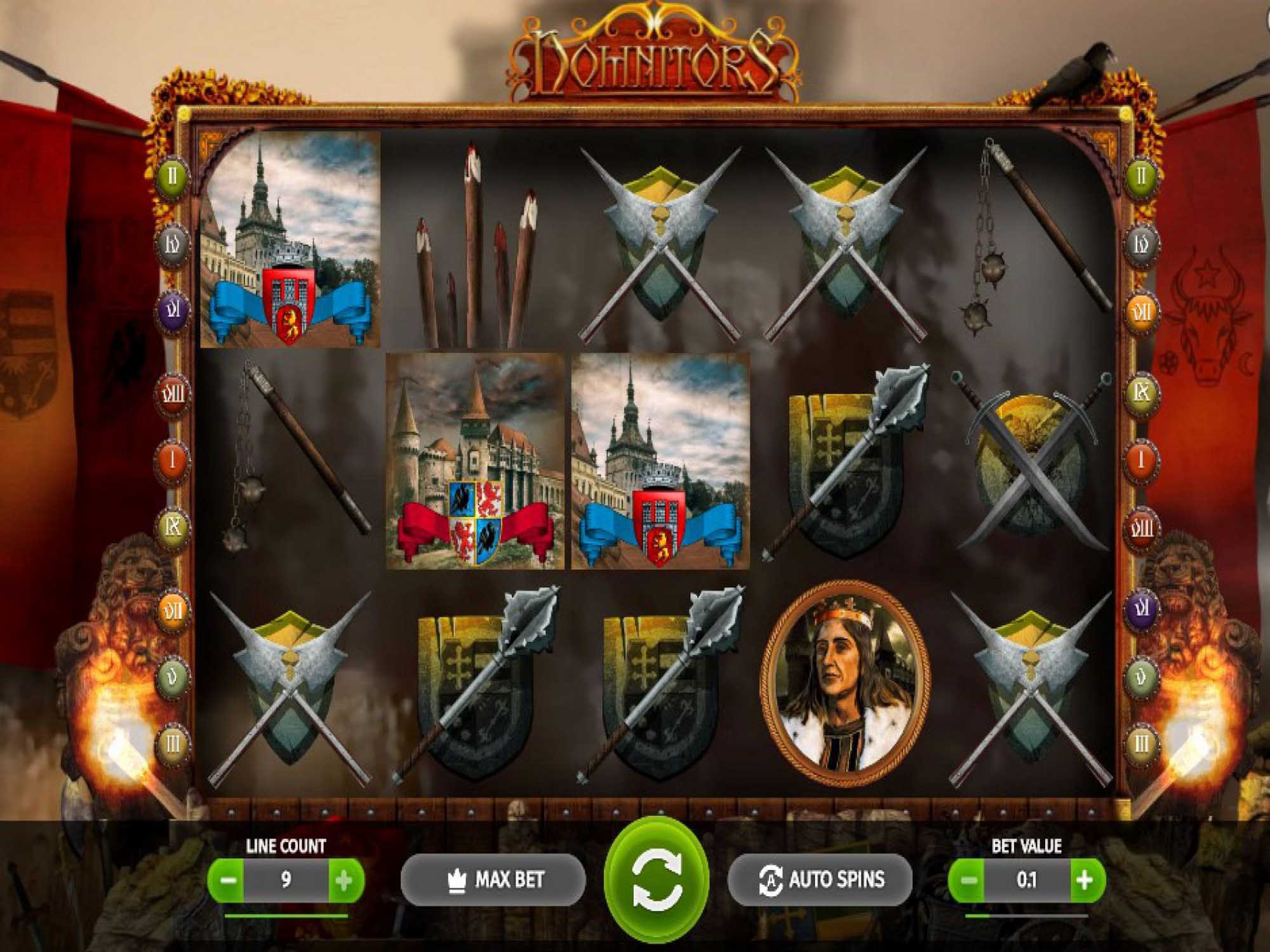 Domnitors video slot game screenshot