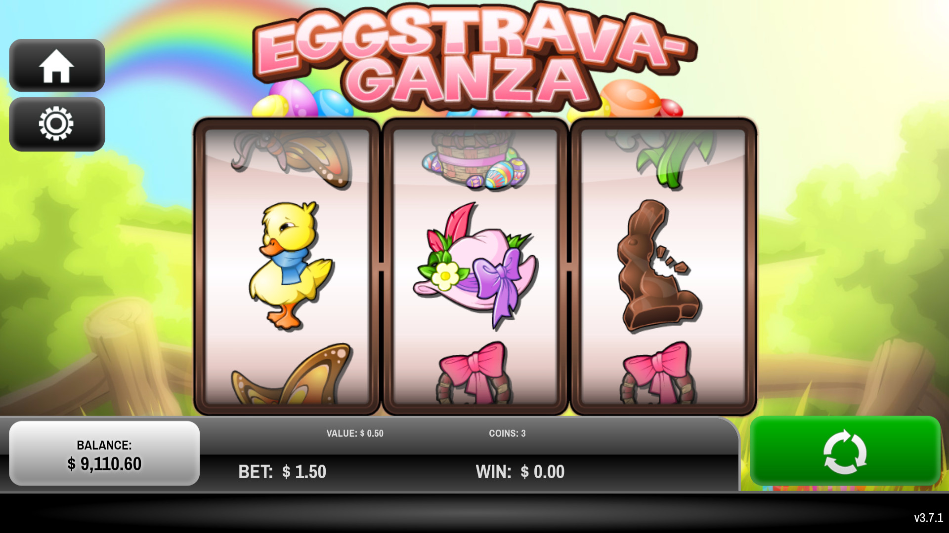 Eggstravaganza video slot machine screenshot