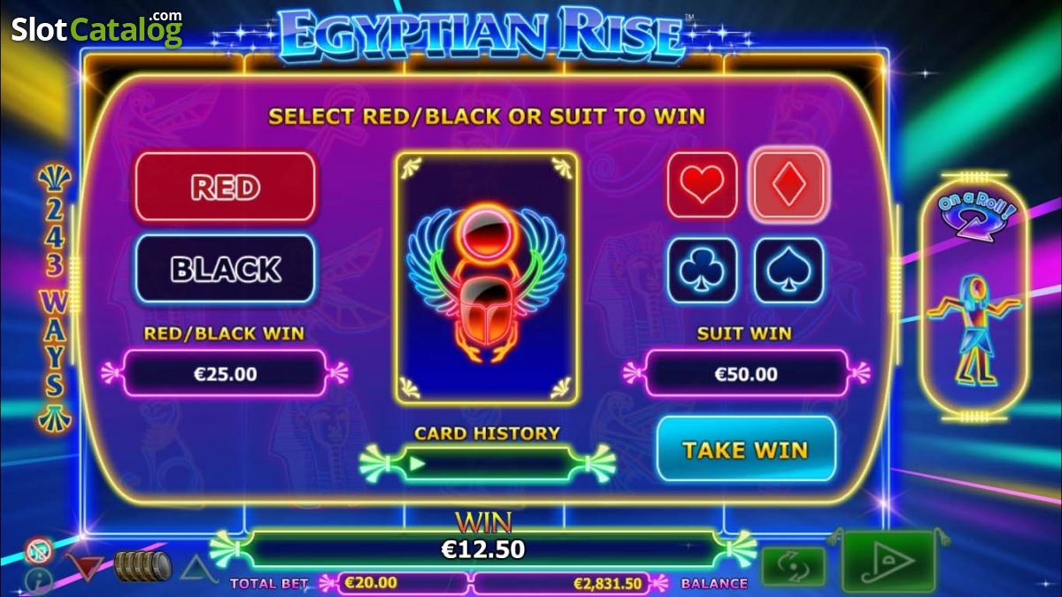 Egyptian Rise slot machine screenshot