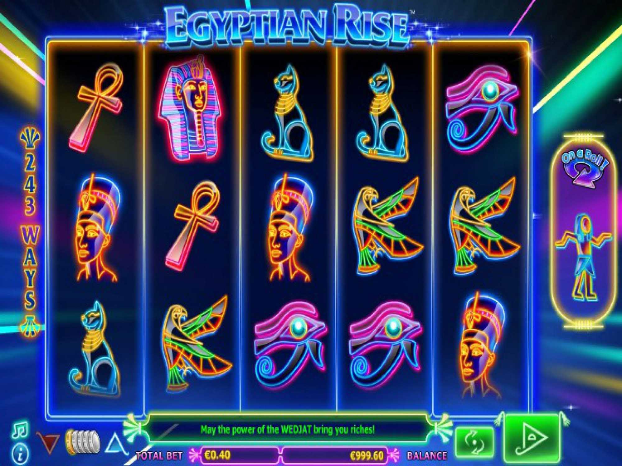 Egyptian Rise video slot game screenshot