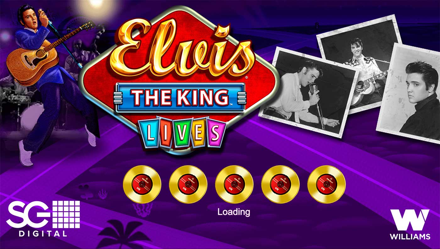 Elvis the King Lives video slot game screenshot