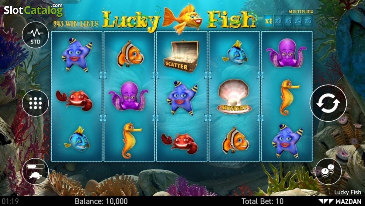 Fighting Fish video slot game screenshot