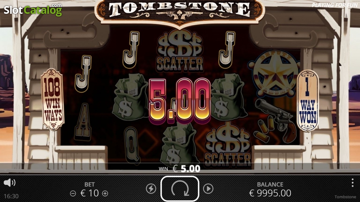 Fortunate Saloon video slot game screenshot