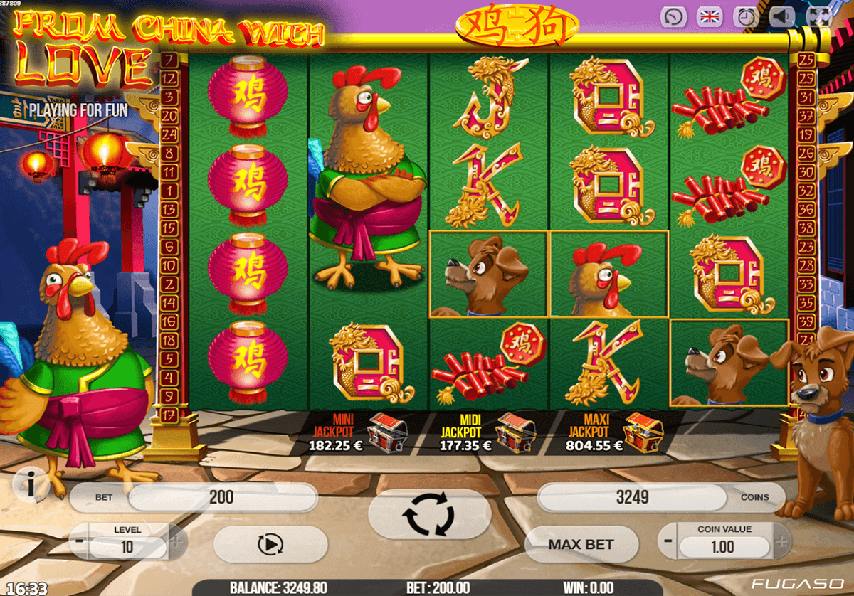 From China With Love slot game screenshot