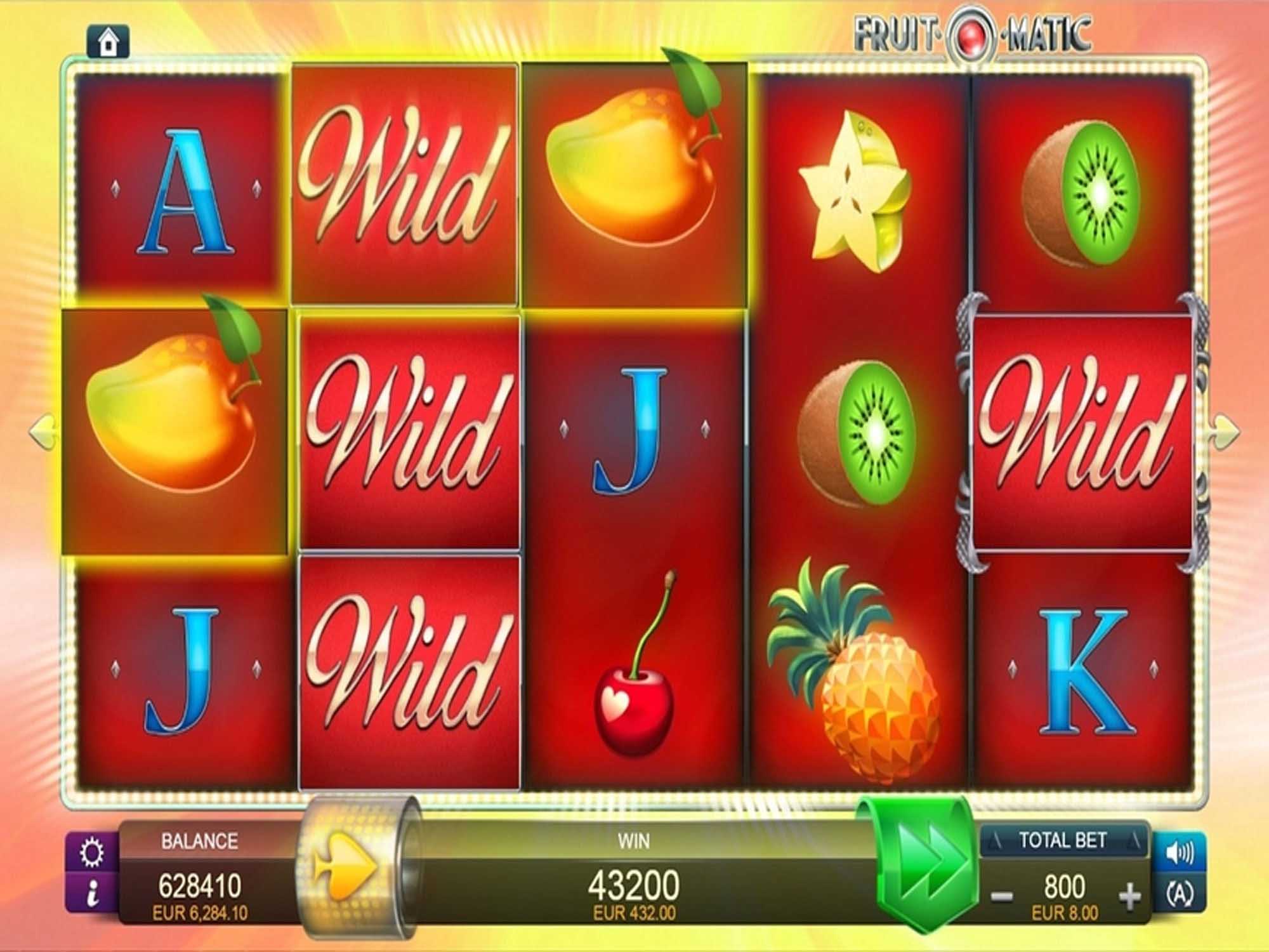 Fruit-O-Matic slot machine screenshot