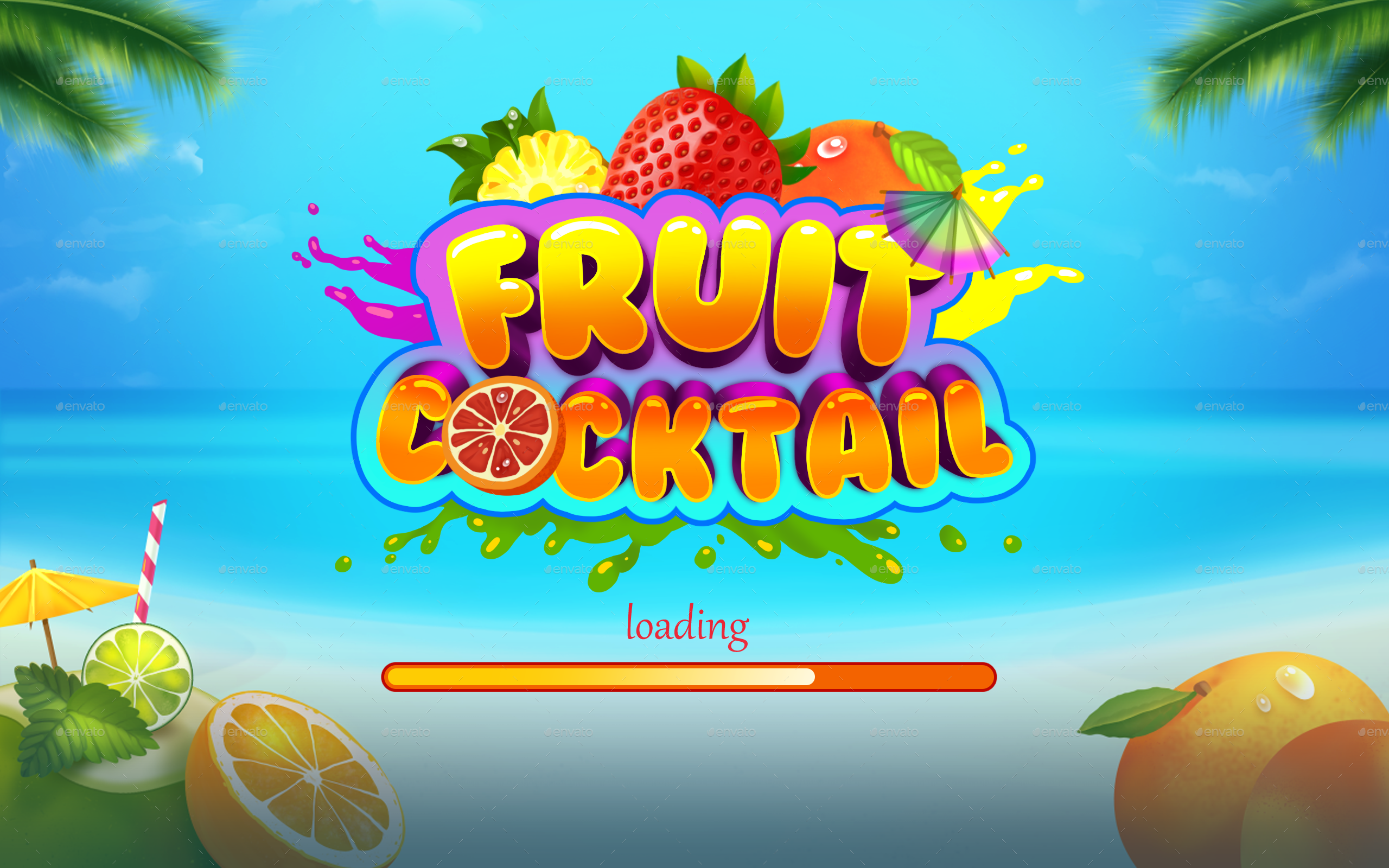 Fruit Smoothies slot game screenshot