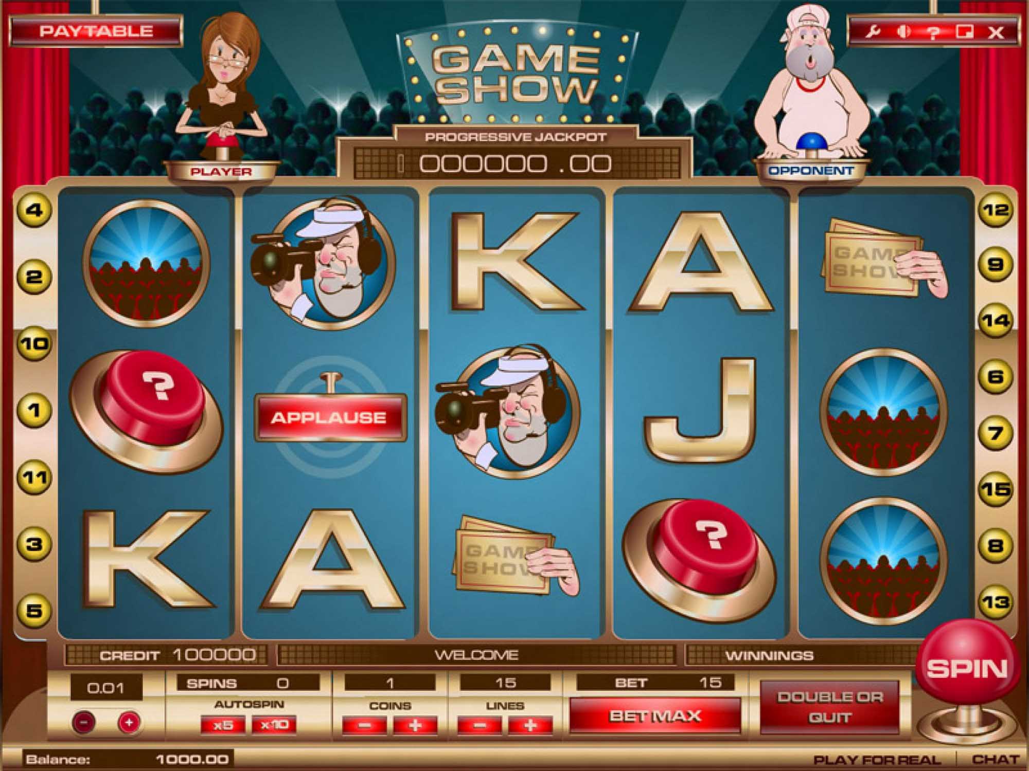 Game Show video slot game screenshot