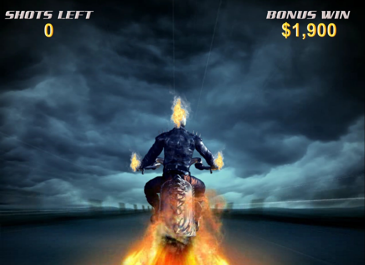 Ghost Rider slot machine screenshot