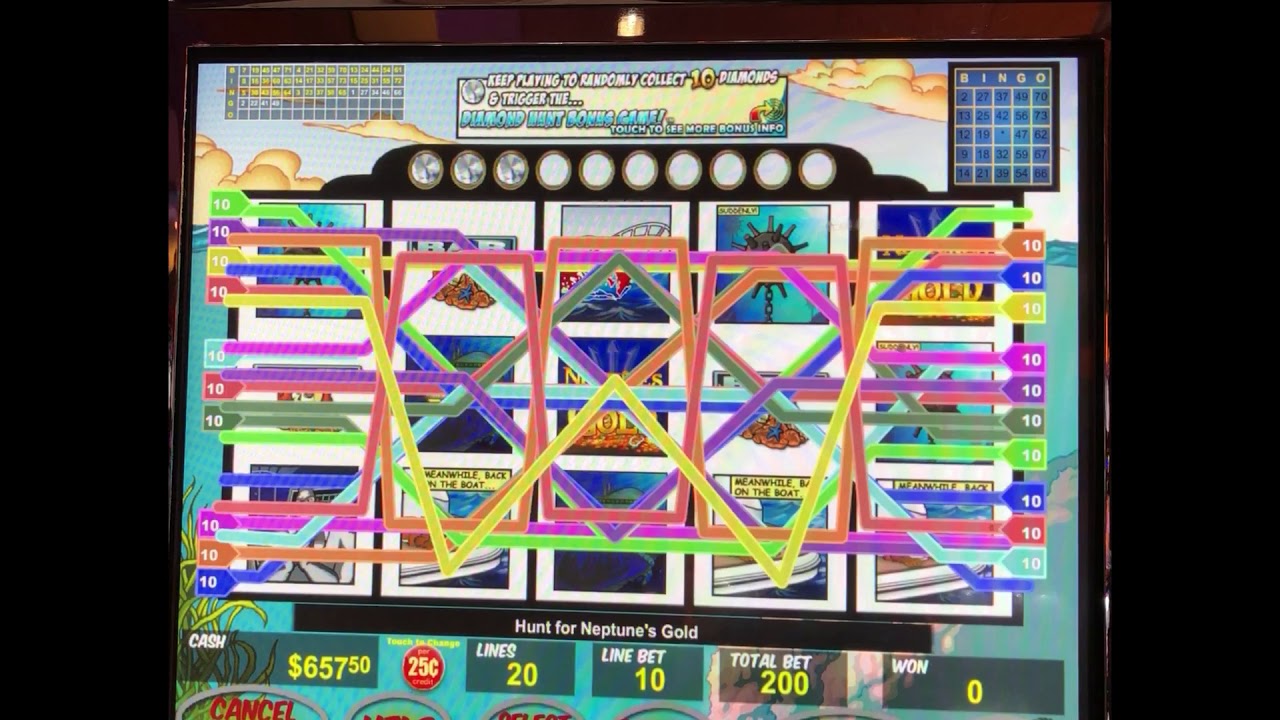 Gold video slot game screenshot