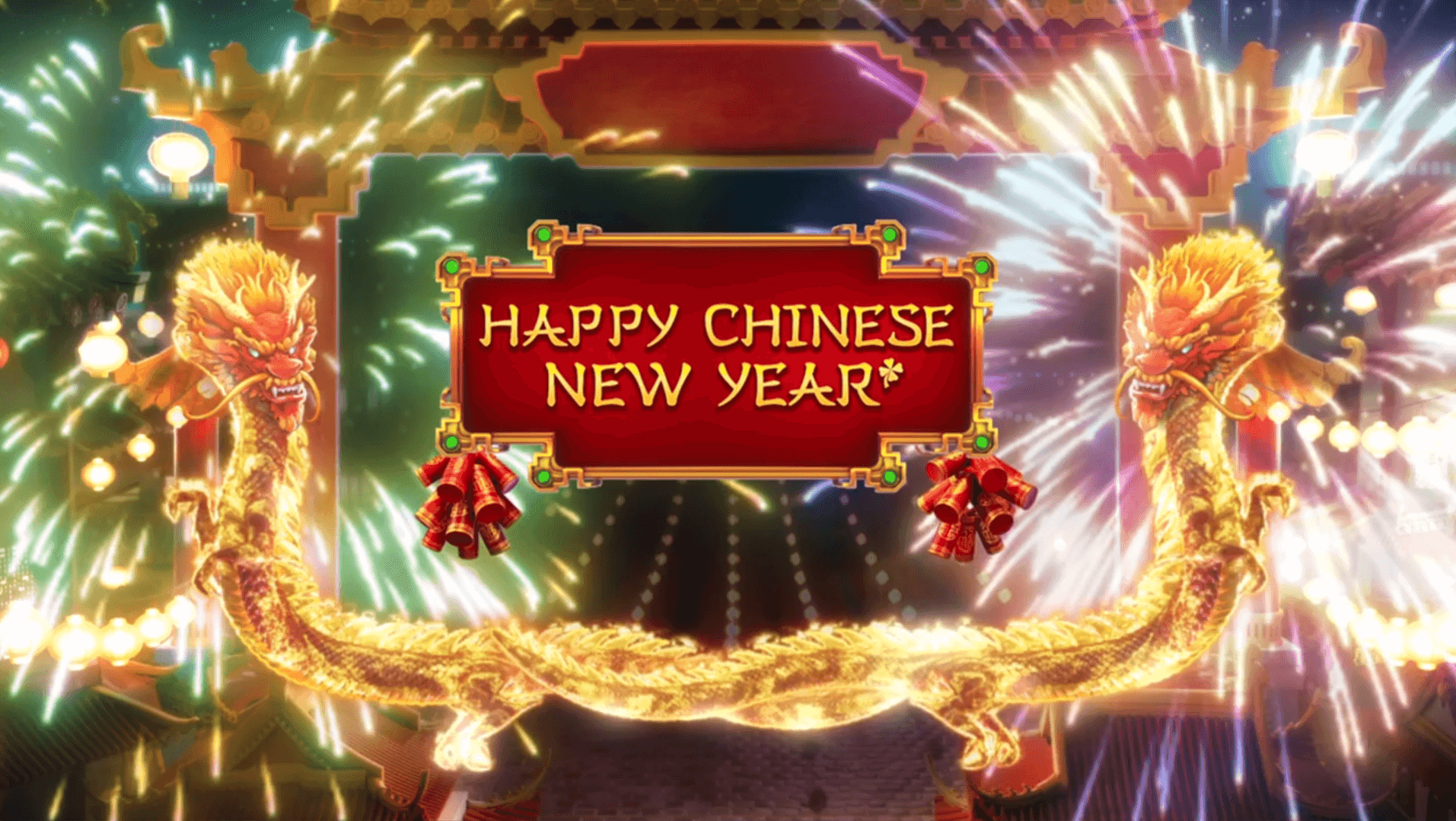 Happy Chinese New Year slot game screenshot