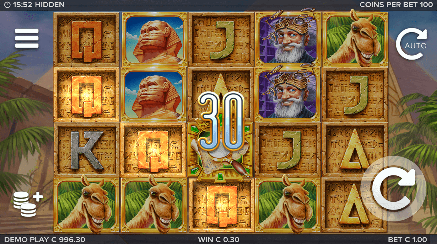 Hidden video slot machine screenshot