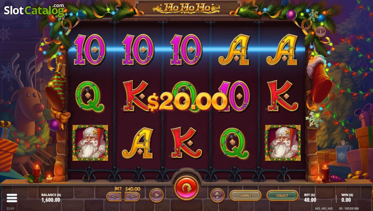 Ho Ho Ho slot machine screenshot