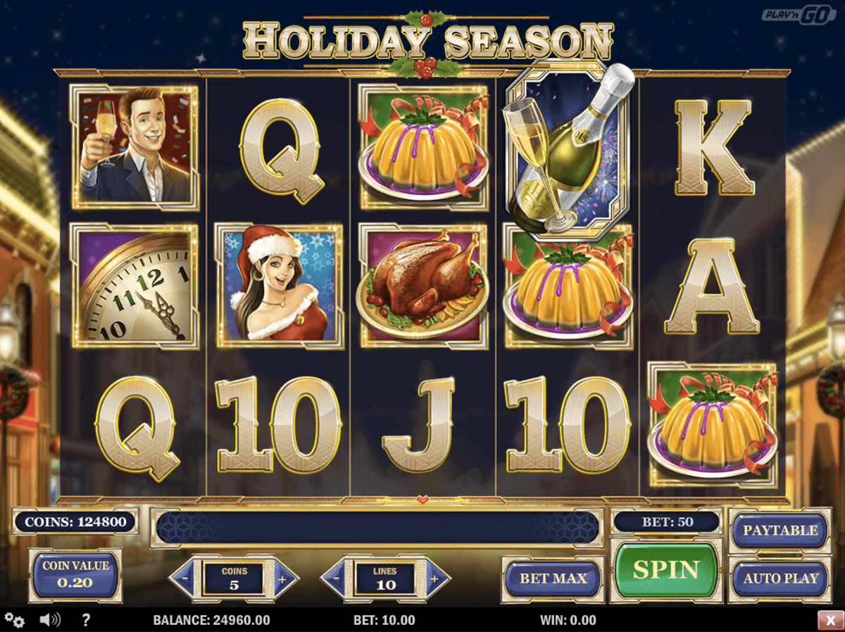 Holiday Season video slot game screenshot