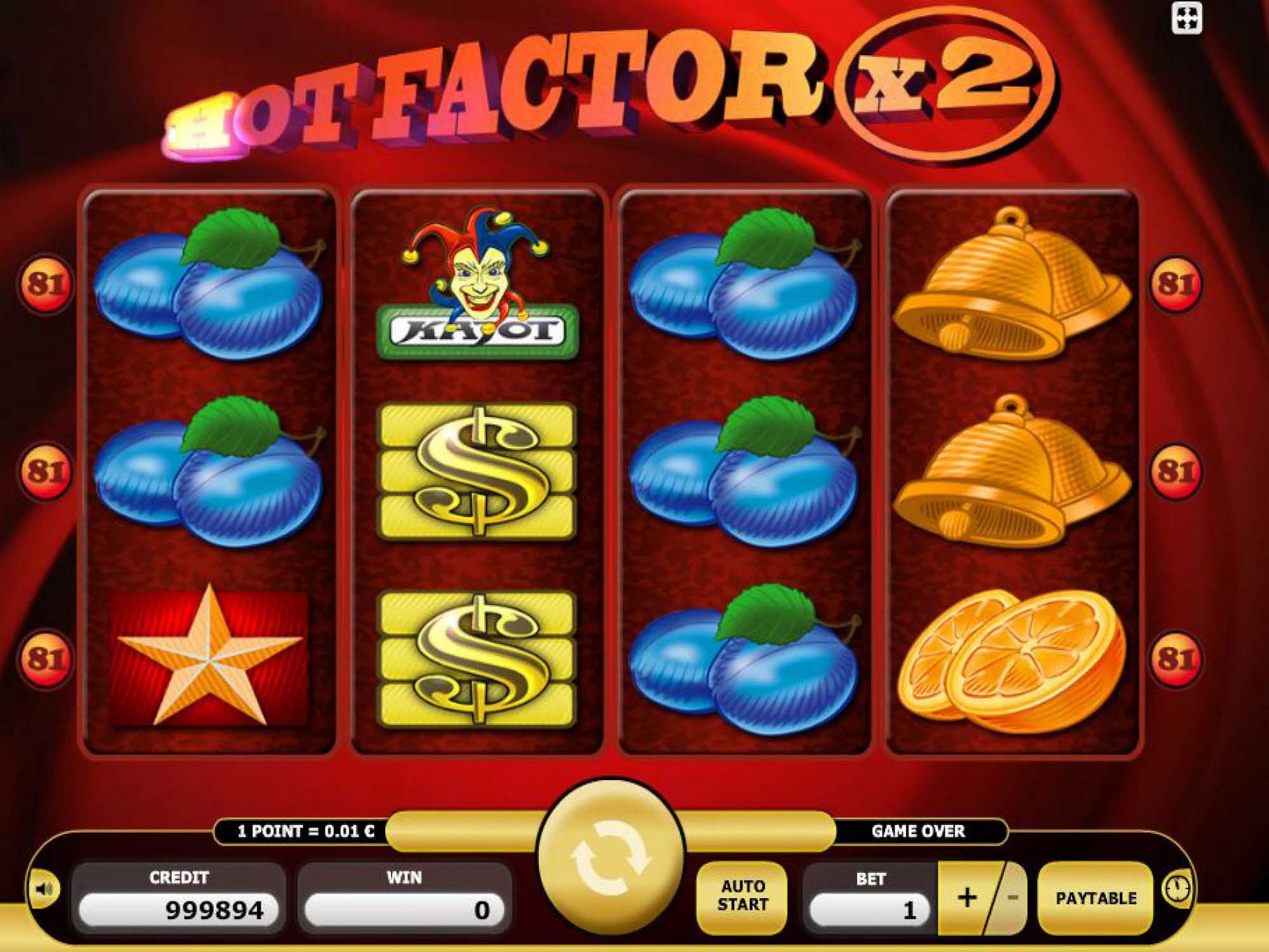 Hot Factor slot game screenshot