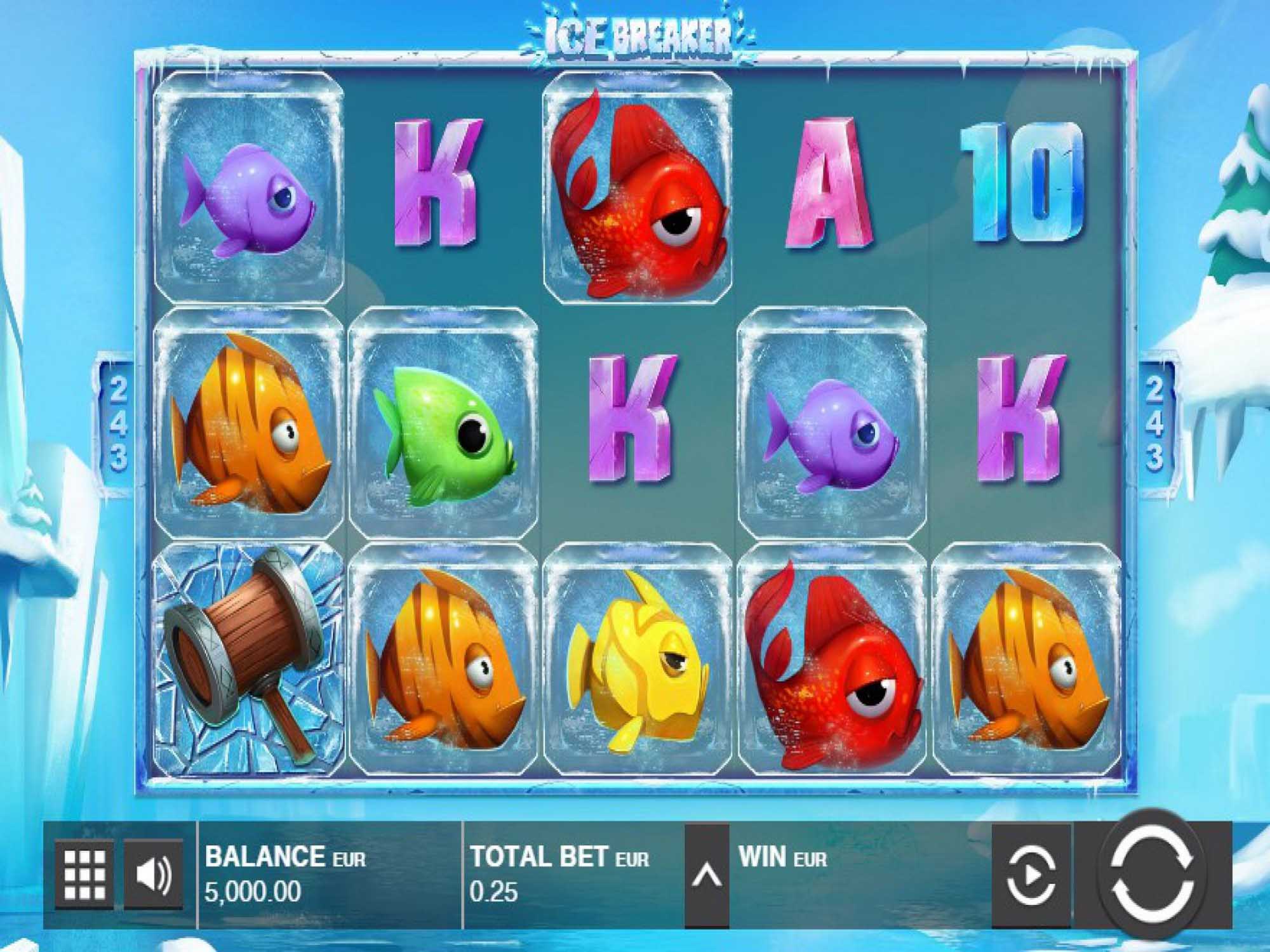 Ice Breaker slot machine screenshot