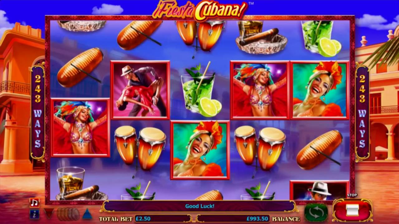 iFiesta Cubana! video slot machine screenshot