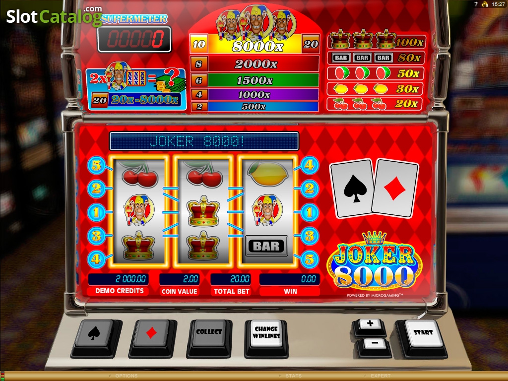 Joker 8000 slot machine screenshot