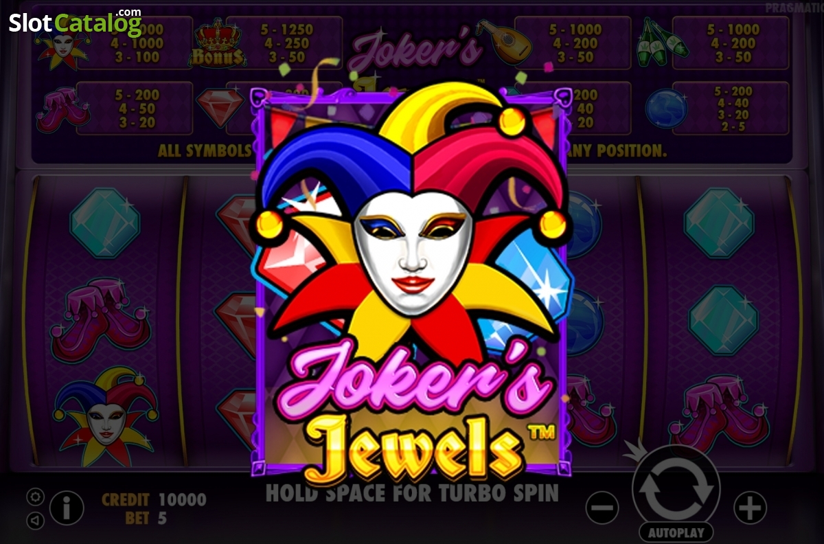 Joker's Jewels slot game screenshot