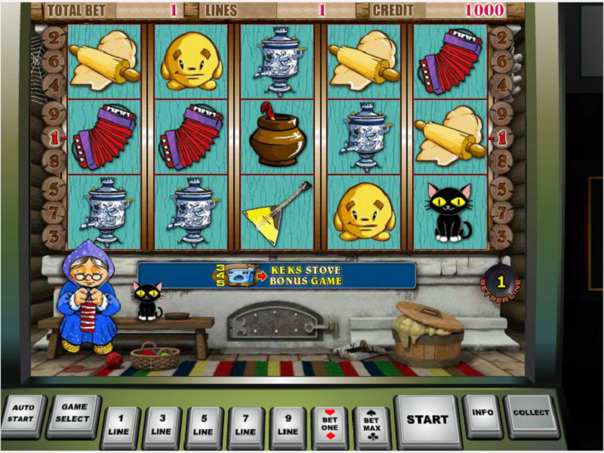 Keks slot game screenshot