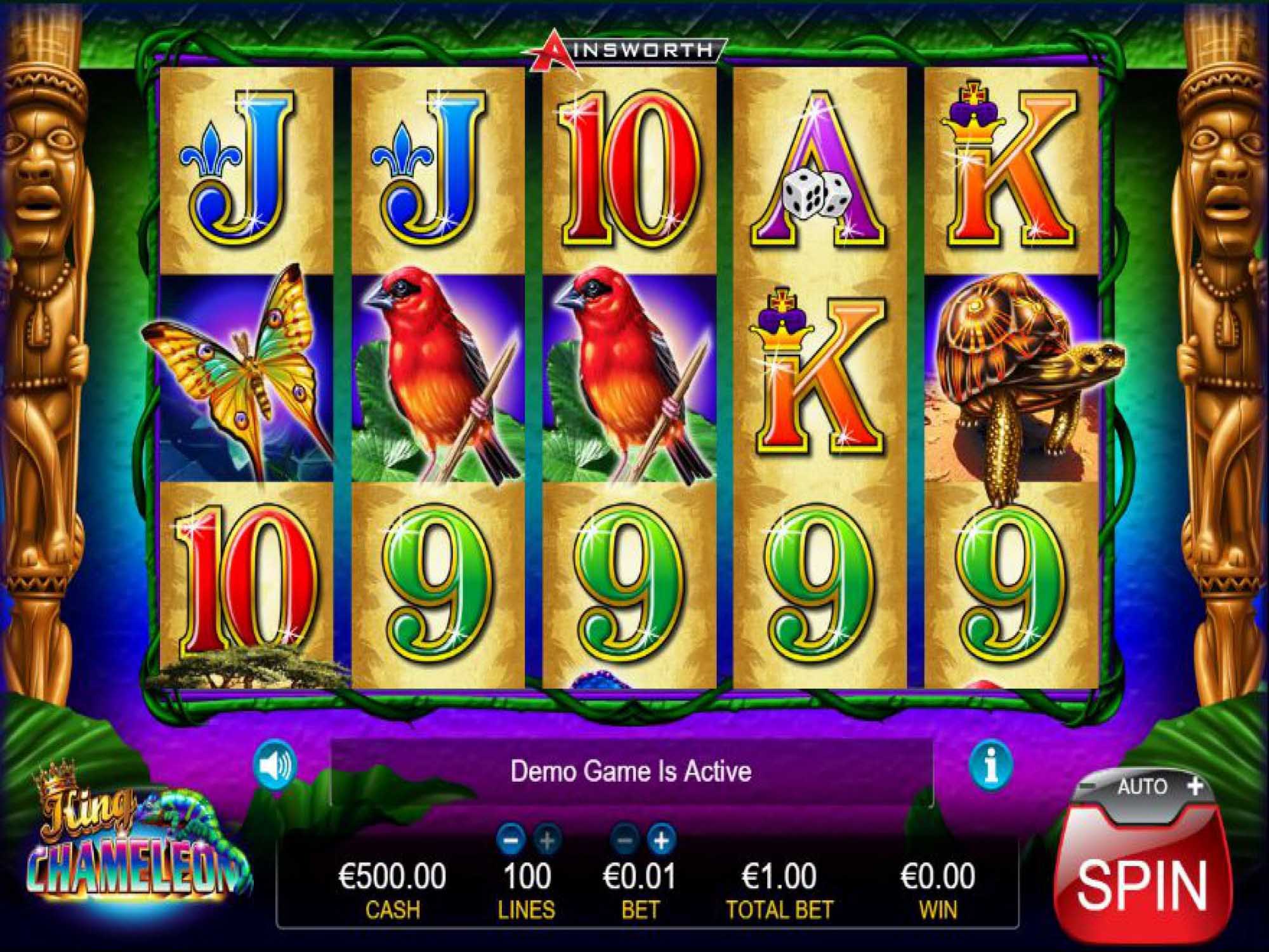 King Chameleon slot game screenshot