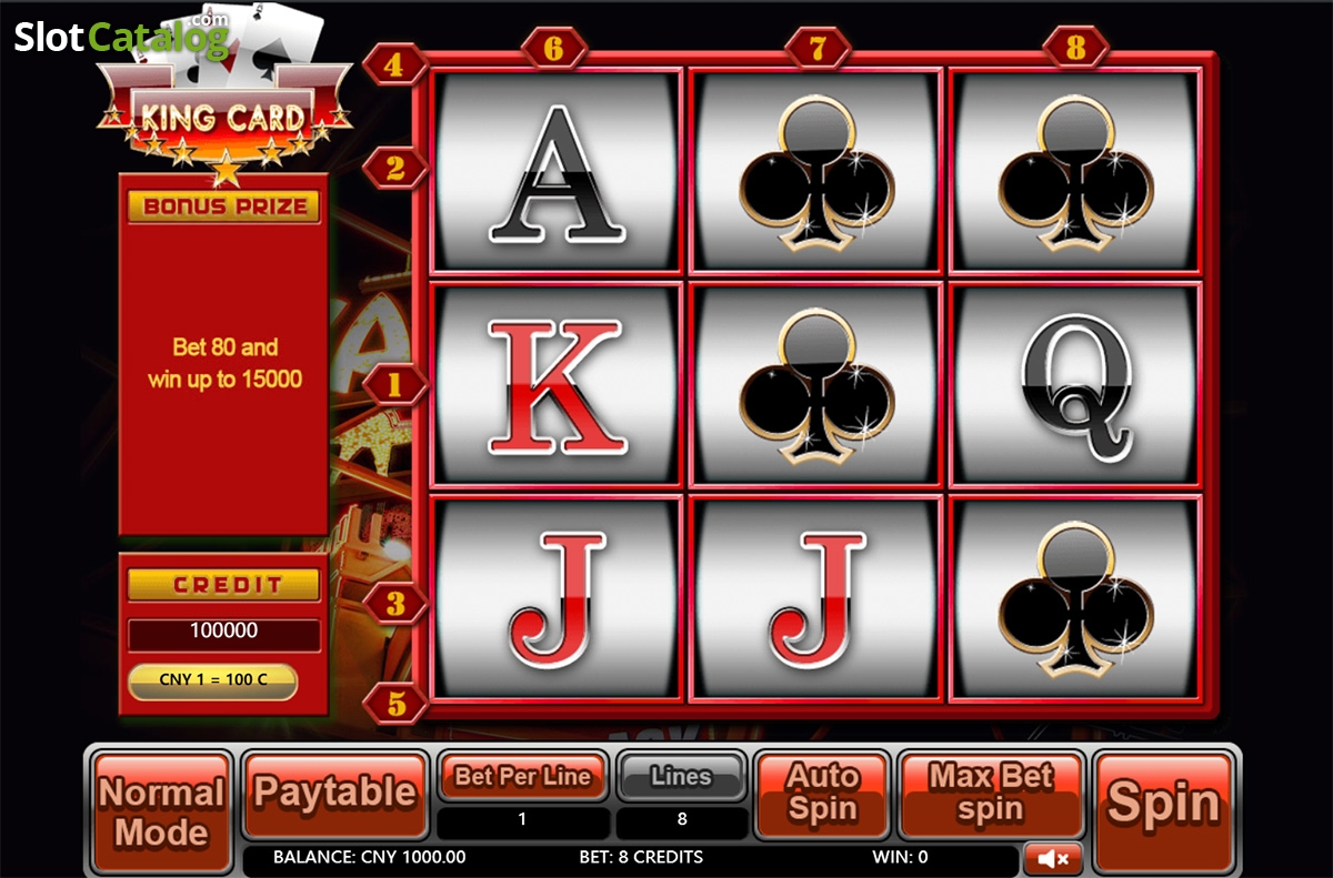 King of Cards slot machine screenshot