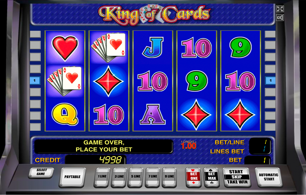 King of Cards slot machine screenshot