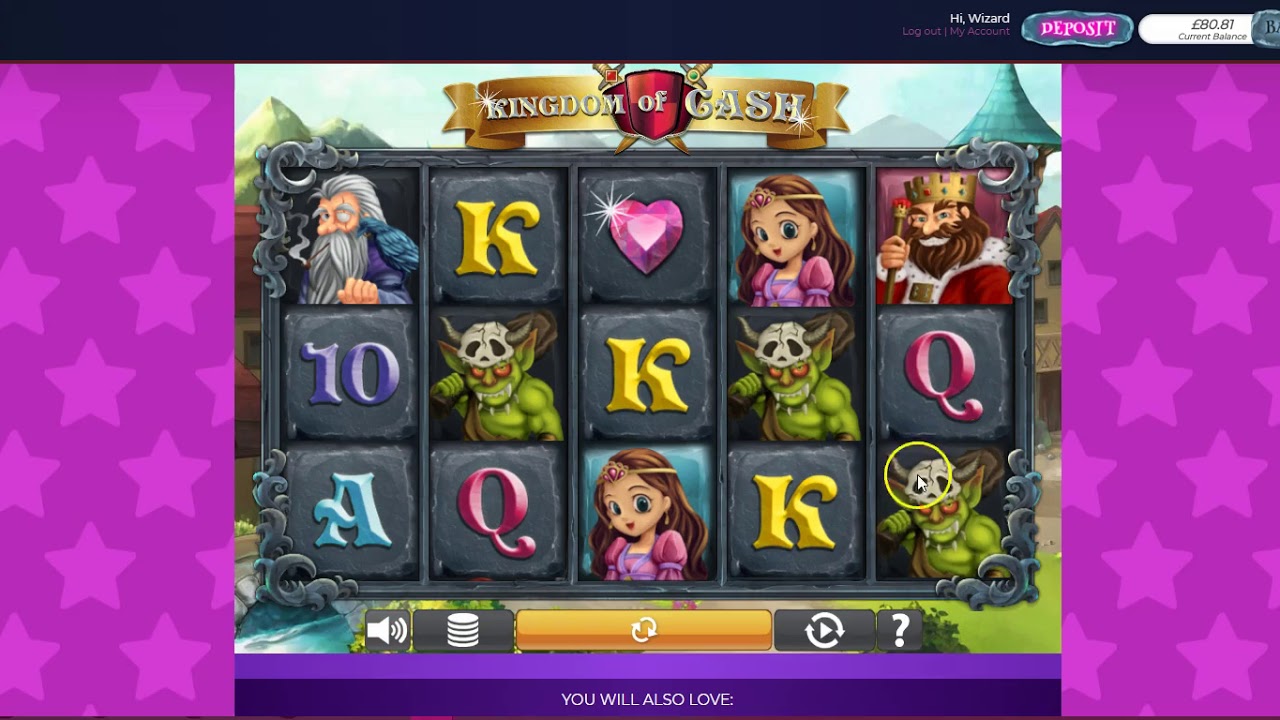 Kingdom Of Cash video slot machine screenshot