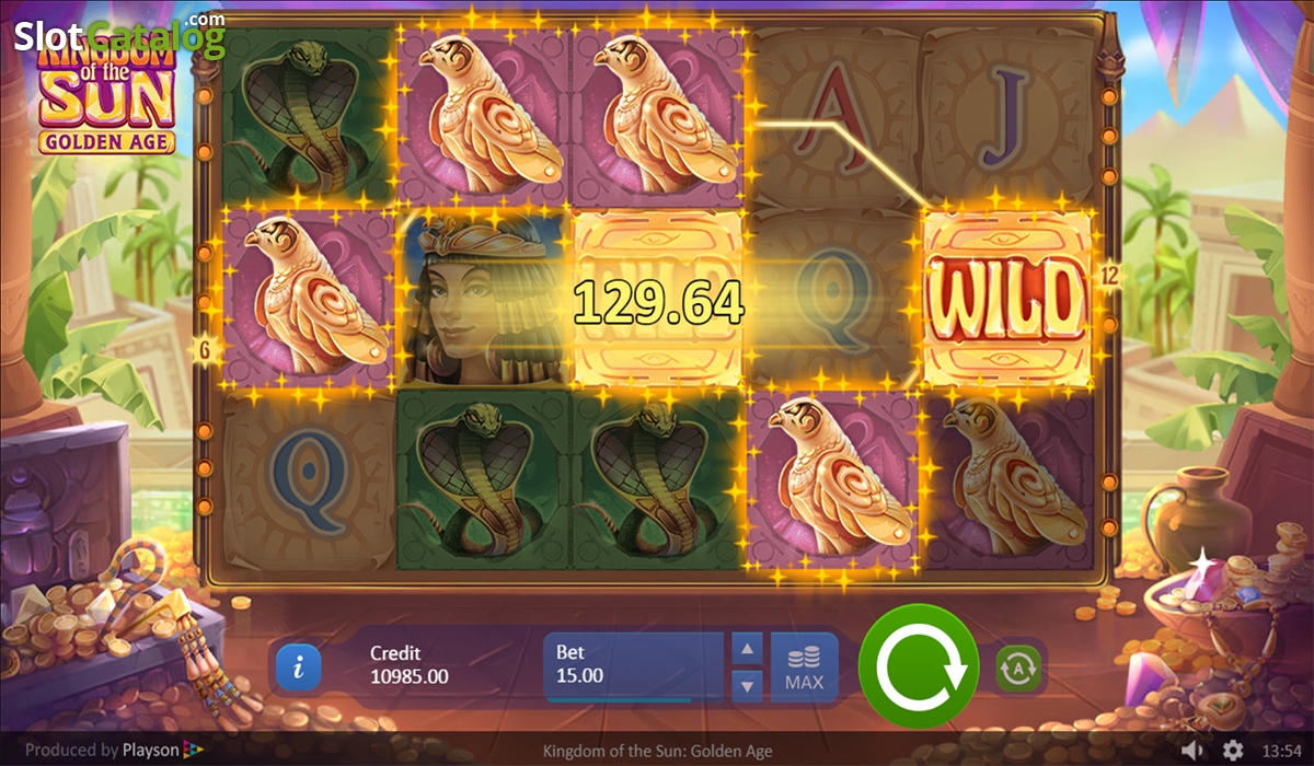 Kingdom of the Sun: Golden Age video slot game screenshot