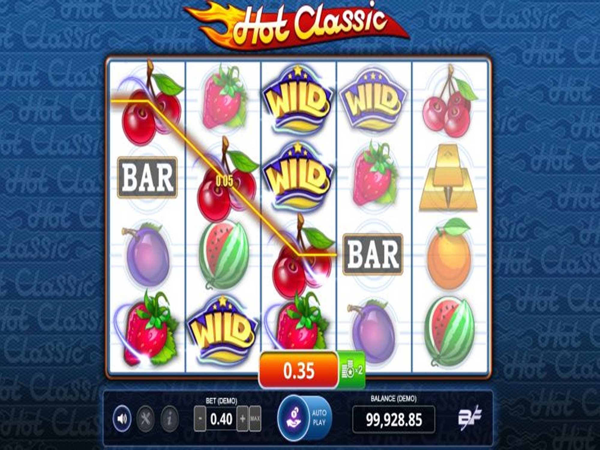 Klassik slot game screenshot