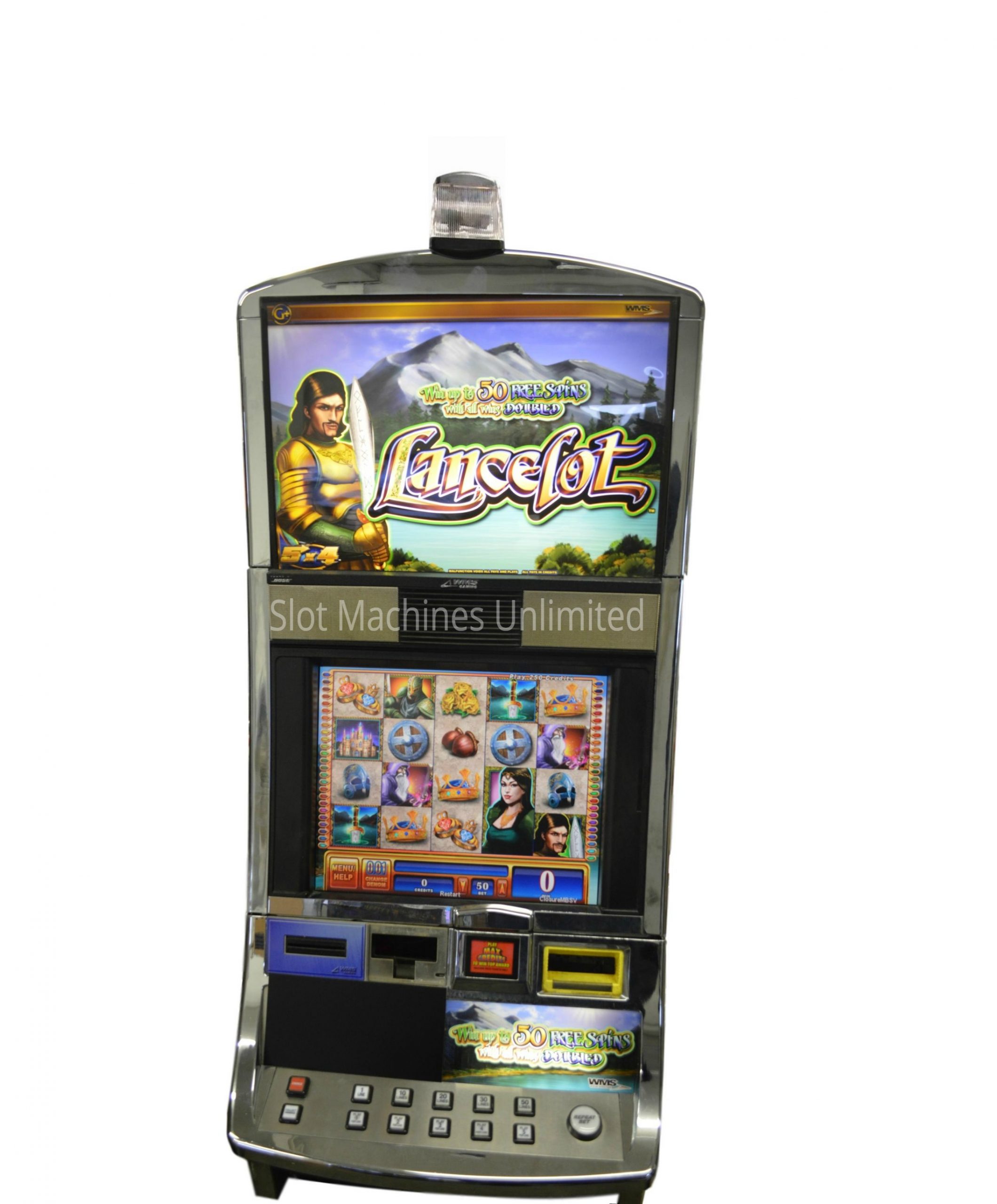 Lancelot video slot game screenshot