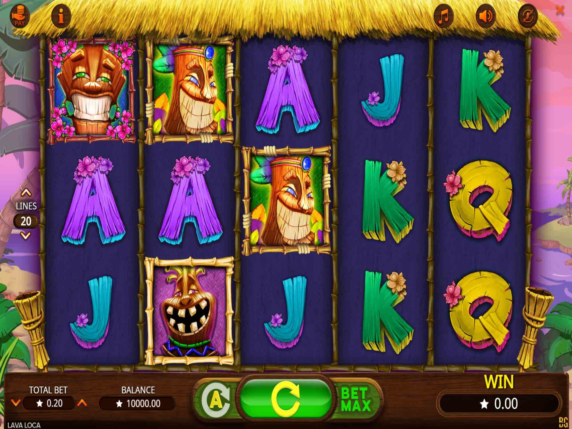 Lava Loca video slot game screenshot