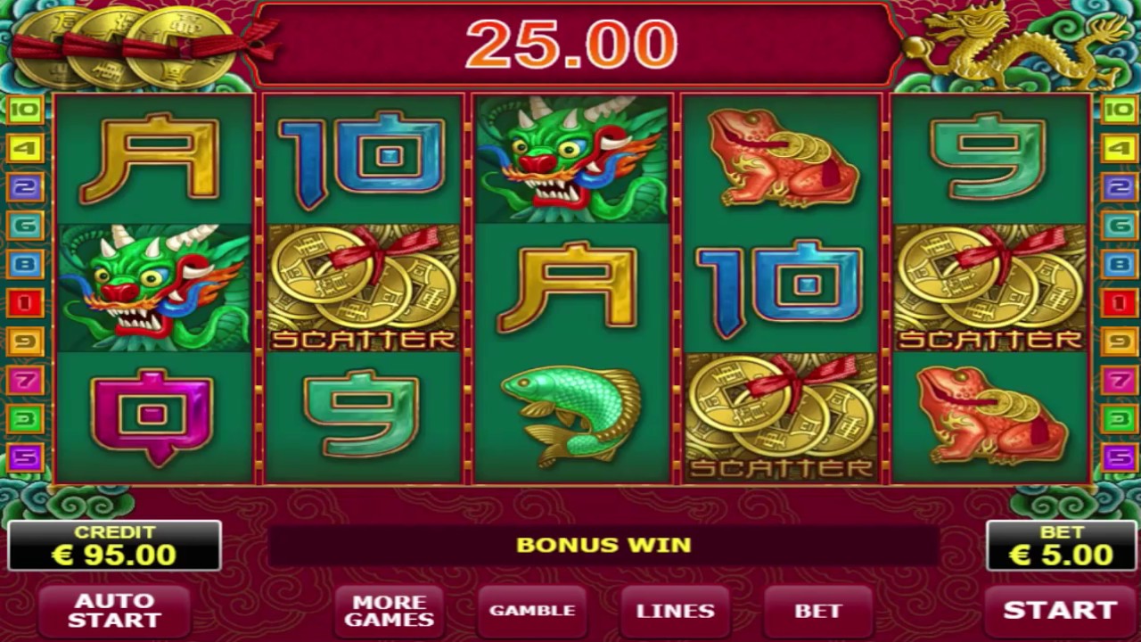 Lucky Coin video slot game screenshot