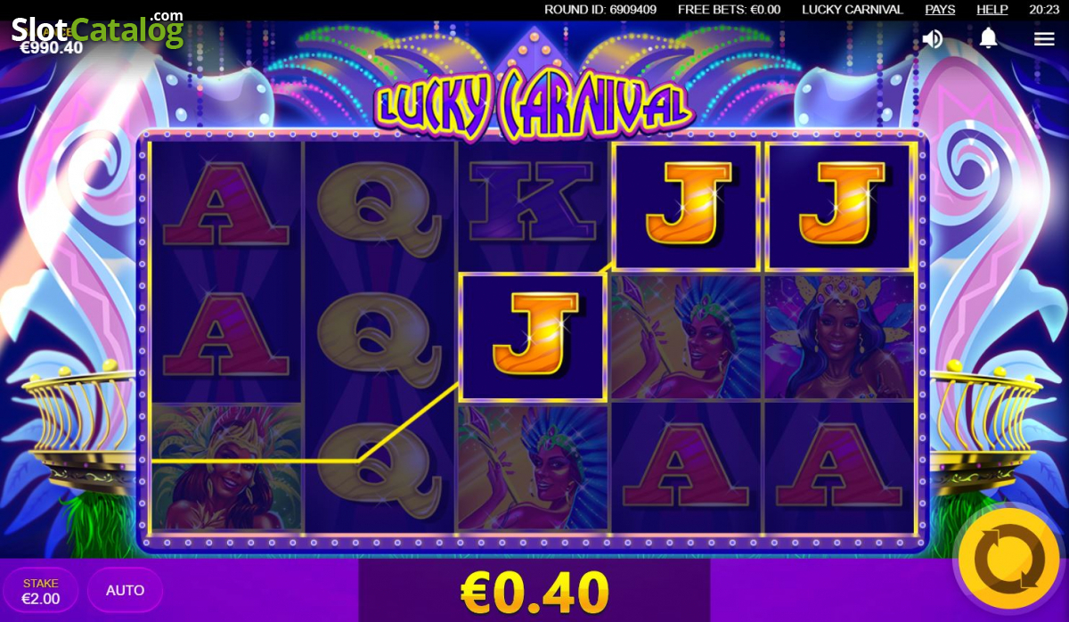 Lucky Go Round video slot game screenshot