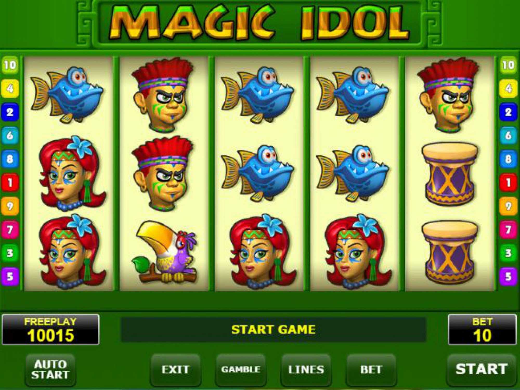 Magic Idol video slot game screenshot